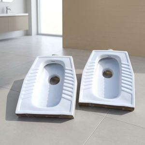 Cheap Price Eastern <b>Pan</b> White <b>Ceramic</b> Orissa Squat <b>Pan</b> Toilet for African and Middle East Markets - Product Image 3