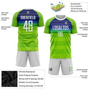 Uniformes de Fútbol Personalizados al por Mayor, Fabricante OEM, Proveedor, Tela Sublimada, Producción de Marca Privada - Product Image 5