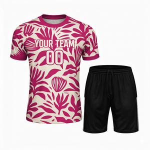 Conjunto de Camiseta y Pantalones Cortos de Tenis Estampados de Verano para Hombre, Tallas Grandes, Personalizable para Equipos, Ropa Deportiva de Poliéster - Product Image 2