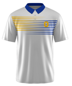 เสื้อโปโลปักโลโก้ เสื้อโปโลแขนสั้นสำหรับฤดูร้อน เสื้อโปโลระบายอากาศสำหรับผู้ชาย พร้อมโลโก้ - Product Image 1