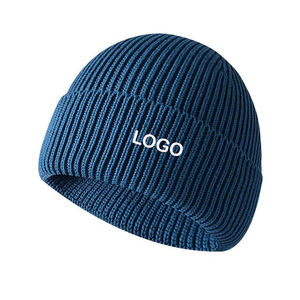 Customizable <b>Winter</b> Warm Knit Fisherman Beanie <b>Cap</b> <b>for</b> <b>Men</b> and Women with Blank or Designer Logo - Product Image 2