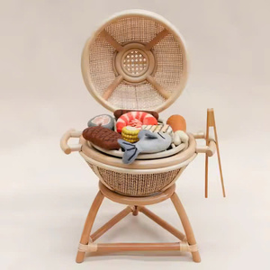 Juego de Cocina de Juguete de Mimbre NHAT MINH - Juguete de Cocina de Imitación para Niños de 2 a 7 Años Modelo MGB243 - Product Image 5