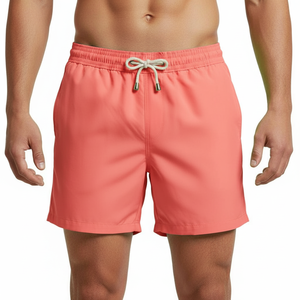 100 Percent Polyester Quick Dry Summer Clothing Breathable Casual Vacation Wear <b>Elastic</b> Waist Comfortable Stylish Shorts - Product Image 1