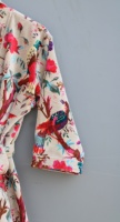 Kimono de luxe unisexe à imprimé oiseaux indiens, style bohème, robe de chambre et robe de plage pour femme en velours