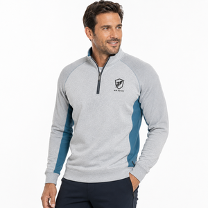 Sweat-shirt coupe-vent demi-zip pour homme, hauts en polaire chauds d'hiver pour homme, sweat-shirts décontractés, pull uni à demi-zip tendance - Product Image 1