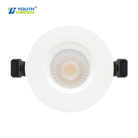 Plafonnier LED encastré moderne à intensité variable CCT, conforme aux normes CE ROHS IP65, design moderne, éclairage intérieur pour salon, 5/7W, CRI>80, garantie 5 ans