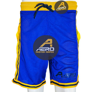 Pantalones Cortos Deportivos Aero Faster Impex para Hombre, con Logotipo Frontal, Estilo Urbano, Secado Rápido, Cintura Elástica con Franja Lateral, Negro con Ribete Rojo - Product Image 4