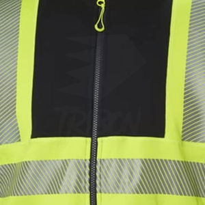 Veste de sécurité haute visibilité réfléchissante avec plusieurs poches, vêtements de sécurité réfléchissants élégants et de signalisation - Product Image 3