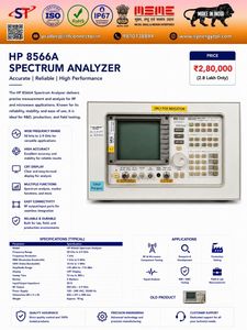 Analyseur de spectre HP 8566A, analyseur de signal RF micro-ondes, contrôleur dédié pour les tests de R&D et de production - Product Image 1