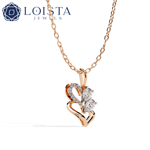 Collier en diamant de laboratoire, pendentif en diamant, bijoux en diamant de laboratoire - Product Image 4