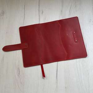 Housse de carnet en cuir véritable élégante et luxueuse, rechargeable, avec protection, support d'écriture vintage pour hommes NBC-0064 - Product Image 1