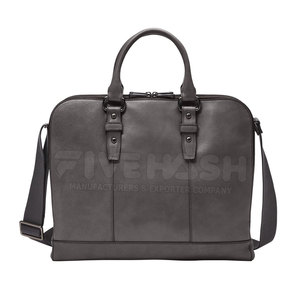 Leather Laptop Bag Durable Craftsmanship With Secure Compartments Perfect For Carrying Laptop Documents And Daily Essentials - Product Image 3