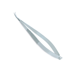 Micro-ciseaux chirurgicaux de précision en acier inoxydable à lames angulées et pointe courbée pour la fabrication en gros - Product Image 1