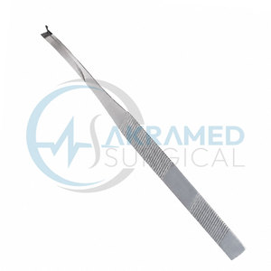 Osteotome nasal latéral droit en acier inoxydable argenté, instrument de rhinoplastie pour chirurgie plastique, certifié CE - Product Image 3