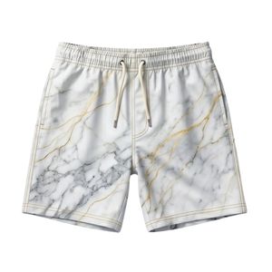 Shorts en jean déchirés pour hommes, coupe slim, séchage rapide, légers, extensibles, texture flexible, pour l'été – Vente en gros - Product Image 3
