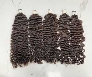 Cabello trenzado a granel Texturas rizadas 100% Extensiones de cabello humano vietnamita Sin tejido químico Cutícula del cabello alineada para mujeres negras - Product Image 4