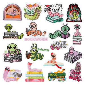 Wholesale Custom Embroidery Patches Iron On Music Graphic Patch 3D Embroidered Fabric Badge for Hats Bags <b>Jackets</b> DIY Clothing - Product Image 3