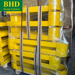 BHD Protector de barrera de recubrimiento en polvo de varios niveles Protector de marco de almacenamiento de almacén para sistema de estantería de palés - Product Image 2