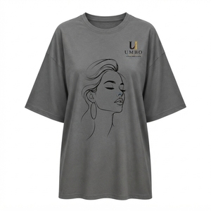 Camiseta Extra Grande Exclusiva para Mujer, Algodón Premium de Alta Calidad, Ropa Casual con Logotipo Personalizado, Servicio OEM de Marca Privada, Venta al Por Mayor - Product Image 4