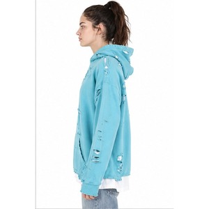 <b>Top</b> Selling Brand Name Women <b>Distressed</b> Hoodie Designed With Premium Comfort Modern <b>Distressed</b> Look Soft Feel And Long Lasting - Product Image 4