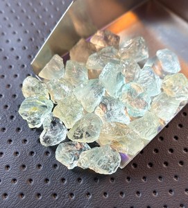 Aigue-marine naturelle brute, cristal brut, pierre précieuse non taillée, pierre en vrac pour la fabrication de bijoux, fournisseur en gros - Product Image 5