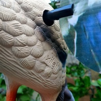 Xilei Leurre de canard gonflable durable Cadeau de Saint Valentin pour la chasse Leurre de mouvement