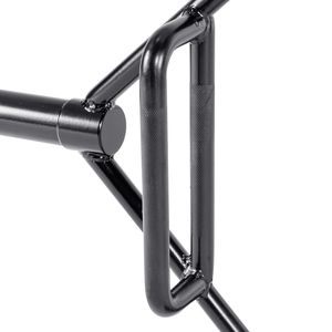 Barra esagonale aperta da 2 pollici con impugnature zigrinate, capacità 800 libbre (20 kg), per sollevamento pesi e allenamento di forza - Product Image 3