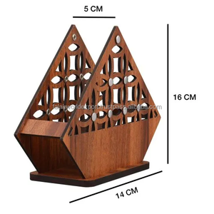 Belle boîte à mouchoirs en résine en bois Design simple pour la cuisine à domicile Restaurant Hôtel Utilisation de Falak World Export - Product Image 1