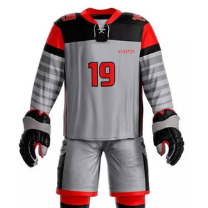 Uniforme de hockey sur glace en polyester respirant de haute qualité, marque privée, best-seller, léger - Product Image 4