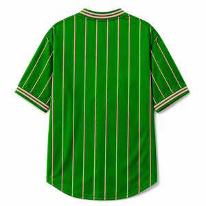 Custom Alpha Kapa Alpha sorority <b>T</b>-<b>shirt</b> short sleeve logo on front green and pink color striped <b>shirt</b> for female Greek apparel - Product Image 3