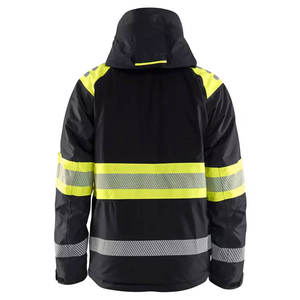 High Visibility <b>Waterproof</b> CE Certified Safety <b>Jacket</b> Unisex-<b>Hi</b> <b>Vis</b> Reflective Winter Workwear Hood Customizable Needle - Product Image 2