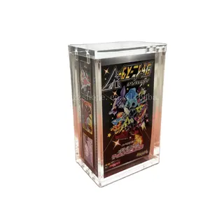 SHP批发高级磁性口袋妖怪日本展示柜闪亮明星V S4a亚克力透明卡片游戏柜助推器盒
