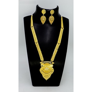 Collier court le plus vendu en vente conception de bijoux africains bijoux préférés bijoux de mariée plaqué or ensemble de colliers plaqués or - Product Image 1