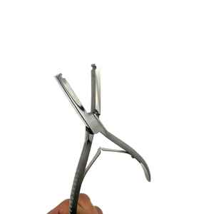 Pince à cheveux pour extensions capillaires, pour ajustement et retrait de micro-anneaux et perles, pour usage professionnel et personnel - Product Image 3