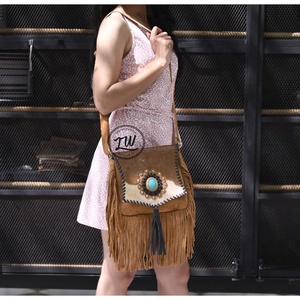 LW Genuine Cow Hair Leather Handmade Sling Bag Single <b>Strap</b> Handbag <b>Shoulder</b> Bag for Women Trending Fashion Spring/Summer 2024 - Product Image 2