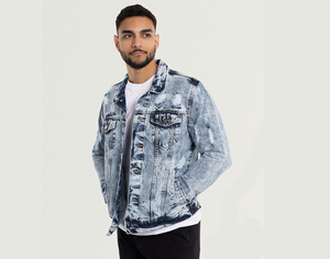 Vestes en jean personnalisées Tie and Dye pour hommes, vestes en jean vintage de marque, vestes coupe-vent à boutons pour femmes et hommes - Product Image 3