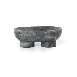 Grey Color Marble Bowl Serving Salad <b>Noodles</b> Soup Bowl Customized Size And Shapes Serving Bowl With Greatest Quality - Product Image 1