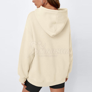 Sudadera con Capucha Extra Grande para Mujer, 100% Algodón, de Alta Calidad, Servicio OEM de Fábrica, para Invierno, Estilo Urbano, Manga Larga, con Logotipo Frontal - Product Image 2
