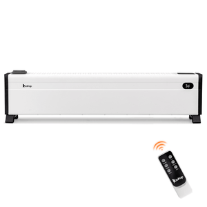 40\" Electric Baseboard Heater with 1500W 3 Heat Settings Remote Control 12H Built-in Humidifier Space Heater Comfort Features - Product Image 1