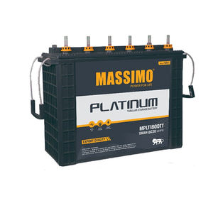 Batería Tubular de Almacenamiento MASSIMO 180AH 12V de Calidad Excepcional, Fabricada en India, Tamaño y Diseño Personalizados, para Compradores Mayoristas - Product Image 1