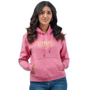 Modern Street Fashion Trendy Pink Fleece Hoodie Customizable Front Premium Quality Unisex Pullover Sweatshirt Comfortable Lined - Product Image 1