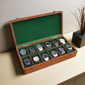 Caja de Reloj de Madera Grabada Personalizada, Caja de Reloj de Madera para Colección de Relojes de Lujo por AYAANS - Product Image 4