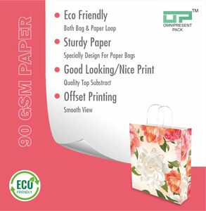 Heavy Duty Paper Carry <b>Bags</b> for Shopping and Packaging Matte Laminated Luxury Paper <b>Bags</b> with Rope Handles - Product Image 5