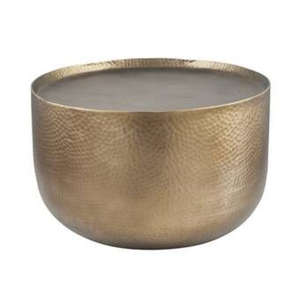 Awesome Hammered Metal Coffee <b>Table</b> <b>Gold</b> Finished For Home Hotels Living Room Decorative Furniture <b>Round</b> Coffee <b>Table</b> - Product Image 1