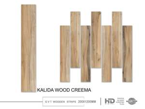 กระเบื้องพอร์ซเลนเคลือบดิจิตอลคุณภาพส่งออก ขนาด 20x120 ซม. สำหรับปูพื้นตกแต่งภายในและพื้นที่อยู่อาศัยสมัยใหม่ - Product Image 2