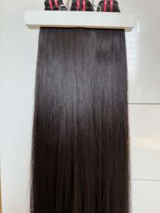 ผมแท้ธรรมชาติสีดำ 100% ผมเวียดนามแท้ ไม่พันกัน ไม่หลุดร่วง สามารถจัดแต่งทรงได้ มีหลายสี - Product Image 4