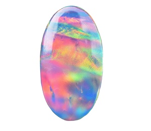 Multi Fire Cabochon High Quality Multi Fire Aurora Opal Gemstone Custom Shape And Size Shape Aurora Opal Pair Aurora Opal Gems - Product Image 1