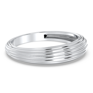 REYES Luxury 925 Sterling Silver Engagement Band <b>Rings</b> Sparkling 14k White Gold Rhodium Plated Fine Jewelry For Women - Product Image 3