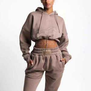 Hoodies courts pour femmes, best-sellers, de qualité supérieure, en tissu léger, couleur personnalisable - Product Image 6