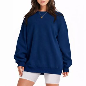 เสื้อสเวตเชิ้ตทรงหลวม ระบายอากาศได้ดี สไตล์ลำลอง คอกลม ผ้าฝ้าย สำหรับผู้หญิง - Product Image 3